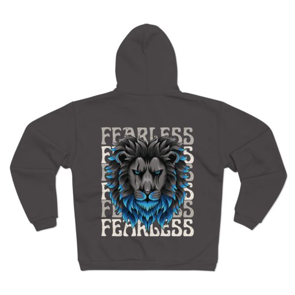 Unisex Hooded Zip Fearless - Afbeelding 10