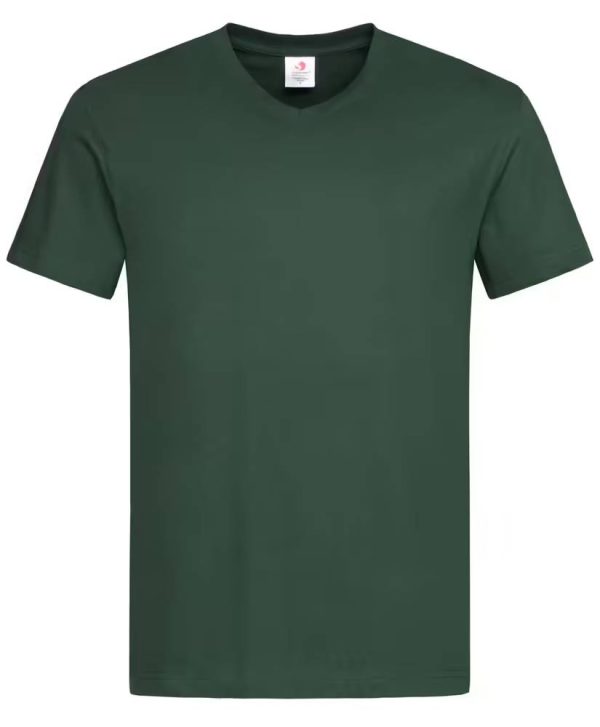 T-shirt met V-hals voor mannen - Afbeelding 3