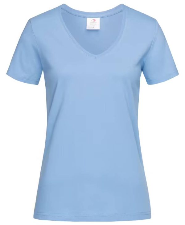 T-shirt met V-hals voor vrouwen - Afbeelding 10