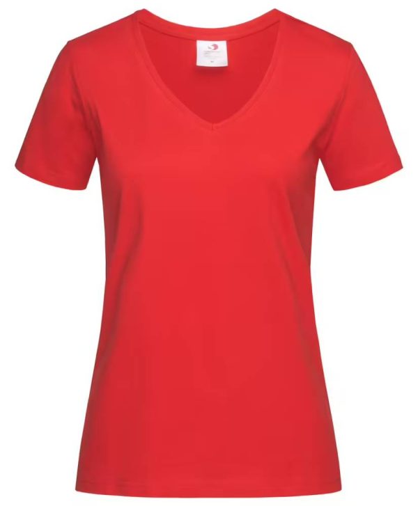 T-shirt met V-hals voor vrouwen - Afbeelding 6